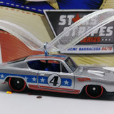 1968 Plymouth Barracuda Stars & Stripes Die Cast Muscle Car Ornament