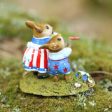 Wee Forest Folk Miniatures M-674e - Cooking Out for the Fourth Wee Forest Folk Miniatures M-674e - Cooking Out for the Fourth