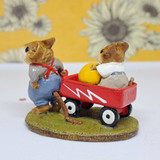 Wee Forest Folk Miniatures M-151- The Red Wagon