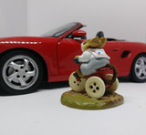 Wee Forest Folk Miniatures M-101 - Mousey's Tricycle (Red)