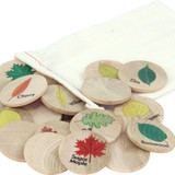 Travel Size Memory Tile Game, Leaves