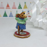 Wee Forest Folk Miniatures M-288 - Mousie's Matinee (Blue)