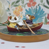 Wee Forest Folk Pond Mice PM-6 - Forget Me Knot (Red) Wee Forest Folk Pond Mice PM-6 - Forget Me Knot (Red)