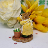 Wee Forest Folk Miniatures M-237 - Patient Lucy (Yellow) Wee Forest Folk Miniatures M-237 - Patient Lucy (Yellow)