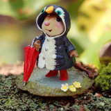 Wee Forest Folk Miniatures M-758c - Penguin Puddle Jumper Wee Forest Folk Miniatures M-758c - Penguin Puddle Jumper