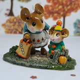 Wee Forest Folk Miniatures M-372 - Mommy's Little Trickster Wee Forest Folk Miniatures M-372 - Mommy's Little Trickster