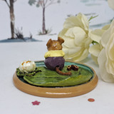 Wee Forest Folk Pond Mice PM-3 - Lilypaddle (Yellow)