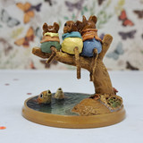 Wee Forest Folk Pond Mice PM-1 - Chums Hangin' Out 