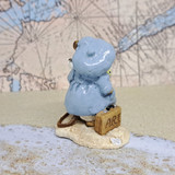 Wee Forest Folk Miniatures M-071 - Arty Mouse (Blue / Mandarin Collar)
