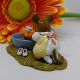 Wee Forest Folk Miniatures M-301 - Rub-a-Dub Dolly (Yellow)