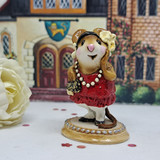 Wee Forest Folk Miniatures M-171 - Zelda (Red Glitter)