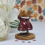 Wee Forest Folk Miniatures M-276 - No Peeking (Maroon)
