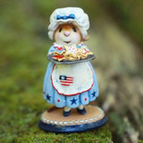 Wee Forest Folk Limited Edition M-601a - Mrs. Liberty Belle Claus