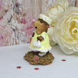 Wee Forest Folk Miniatures MO-05 - Jackie O. Mole (Yellow) 