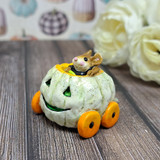Wee Forest Folk Miniatures M-242 - Pumpkinmobile (White)