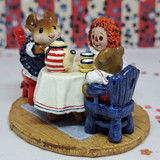 Wee Forest Folk Special M-177 - Tea for Three (RWB w/ Flag) 