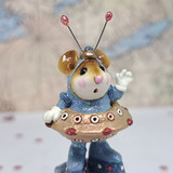 Wee Forest Folk Miniatures EV-2003 - Greetings! (Wedgewood Blue / Copper) 