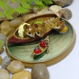 Wee Forest Folk Pond Mice PM-2 - Waterbugs (Red)