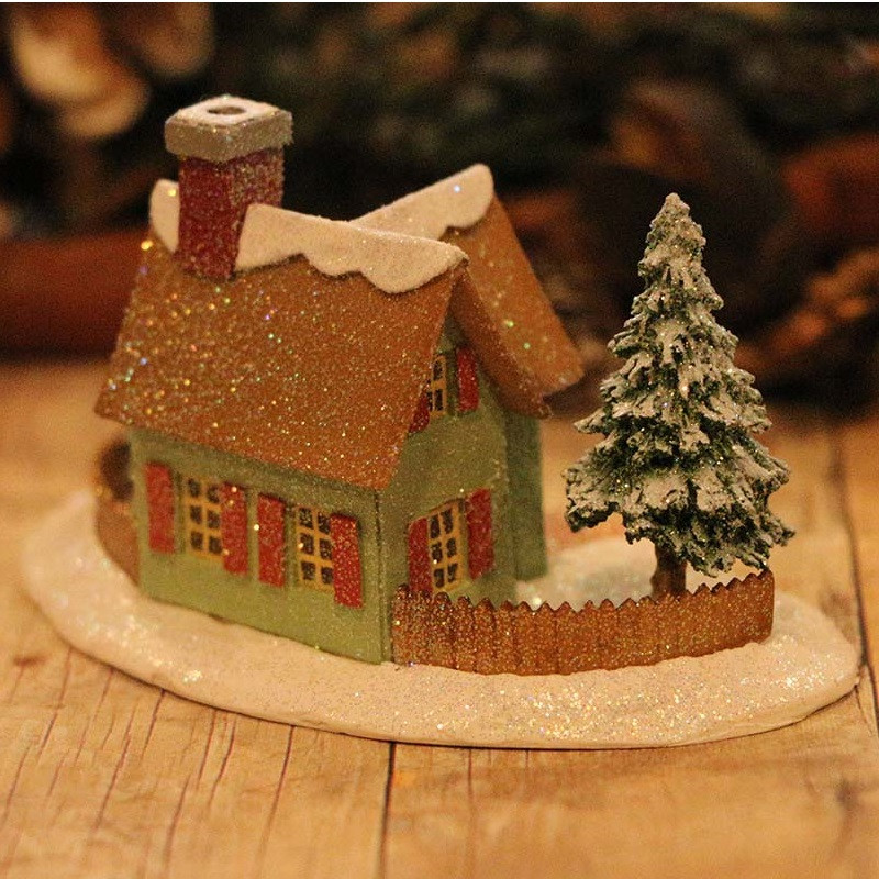 Wee Forest Folk Tiny Collectible - Little Library in Pink (Not a Toy)