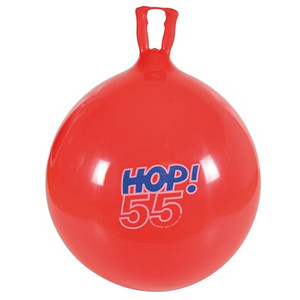 Gymnic 22 Inch Red Hop Ball 55 8055 Gymnic 22 Inch Red Hop Ball 55 8055