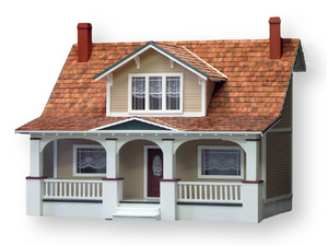 Classic Bungalow Unfinished Dollhouse Kit Classic Bungalow Unfinished Dollhouse Kit