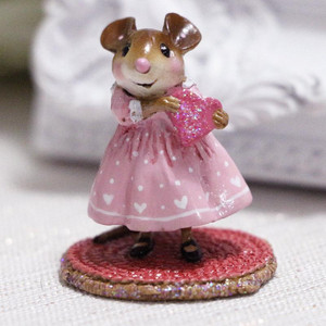 Wee Forest Folk Miniatures M-499a - Little Sweetheart Girl Wee Forest Folk Miniatures M-499a - Little Sweetheart Girl
