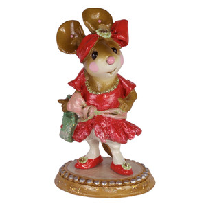 Wee Forest Folk Miniatures M-328 - Flapper Franny (Red) 