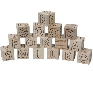 Maple Landmark ABC Blocks, Simple Maple Landmark ABC Blocks, Simple
