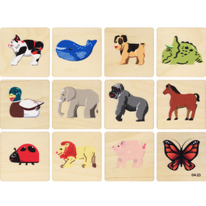 Memory Tiles, Animals by Maple Landmark Memory Tiles, Animals by Maple Landmark