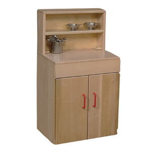 Heritage Solid Maple Play Kitchen Deluxe Hutch Heritage Solid Maple Play Kitchen Deluxe Hutch