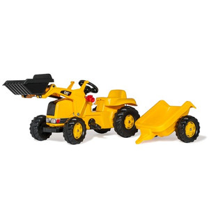 CAT Kid Pedal Tractor with Trailer
