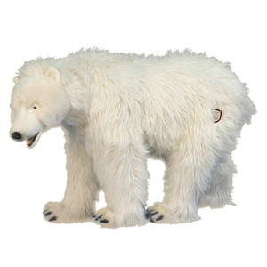 Hansa Polar Bear Cub, On All Four Feet 42''L (4446) Hansa Polar Bear Cub, On All Four Feet 42''L (4446)