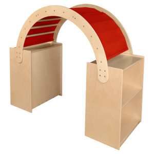 Waldorf Read & Play Canopy - Red Waldorf Read & Play Canopy - Red