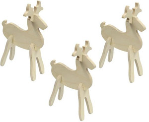 Reindeer Christmas Craft Kit, Set of 3 Reindeer Christmas Craft Kit, Set of 3