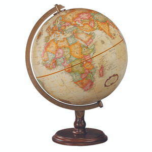 Replogle Lenox 12 Inch Antique Raised Relief Desk Globe 31536 Replogle Lenox 12 Inch Antique Raised Relief Desk Globe 31536