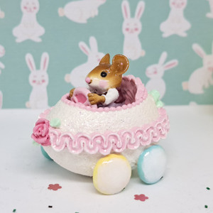 Wee Forest Folk Miniatures M-274 - Easter Eggmobile (Pink) Wee Forest Folk Miniatures M-274 - Easter Eggmobile (Pink)