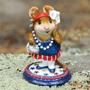 Wee Forest Folk Limited Edition M-171 - Fourth of July Zelda (Blue)