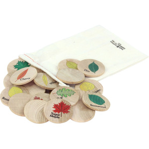 Travel Size Memory Tile Game, Leaves