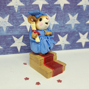 Wee Forest Folk Miniatures M-161 - Commencement Day (Blue)