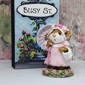 Wee Forest Folk Miniatures M-170 - Polly's Parasol (Pink)