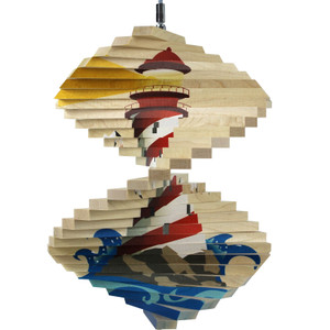 Lighthouse Wind Spinner