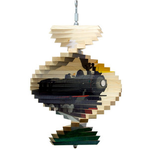 Train Engine Wind Spinner