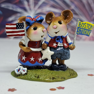 Wee Forest Folk Miniatures M-331a-BOS - Boston Strong
