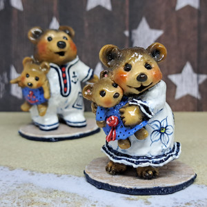 Wee Forest Folk Miniatures BB-14 - Naptime with Dolly (Nautical)