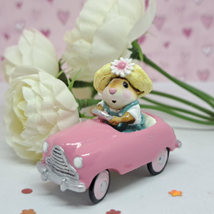 Wee Forest Folk Miniatures M-270a - Pedal Pusher (Pink) 