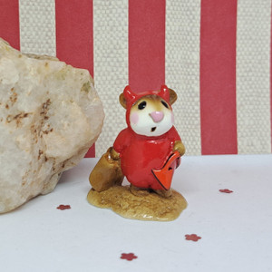 Wee Forest Folk Miniatures M-061 - Little Devil (Red on Sand Base)
