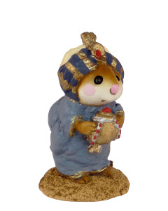 Wee Forest Folk Nativity Figurine M-121a - Wise Man with Turban Wee Forest Folk Nativity Figurine M-121a - Wise Man with Turban