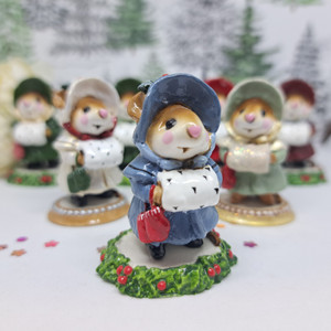 Wee Forest Folk Miniatures M-146 - Miss Noel (Wedgwood Blue)