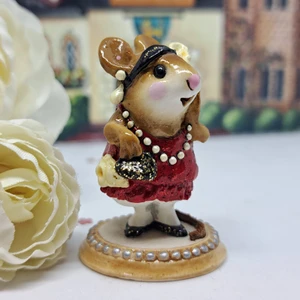 Wee Forest Folk Miniatures M-171 - Zelda (Red Glitter)