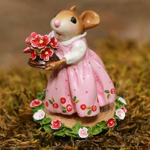 Wee Forest Folk Limited Edition M-515c - A Posy for Mother's Day